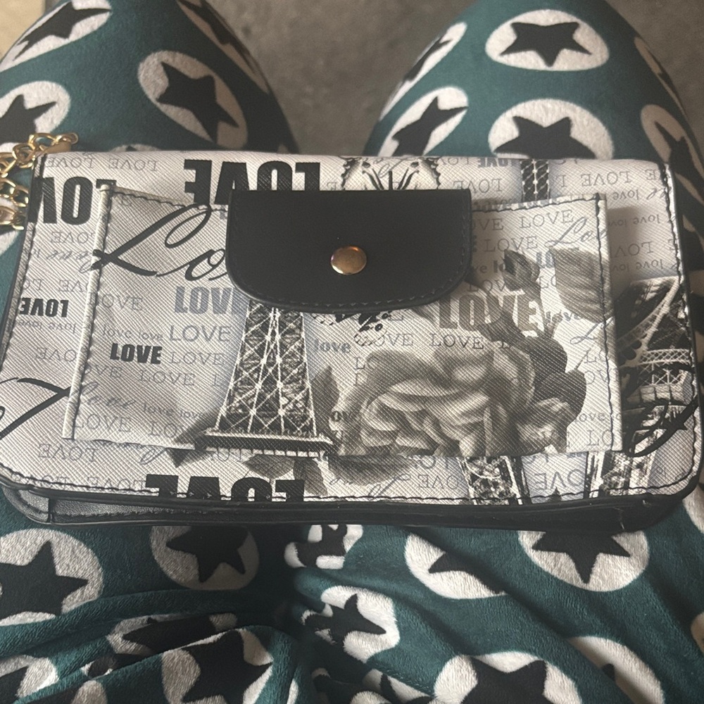 Black and White Graphic Women's Bag